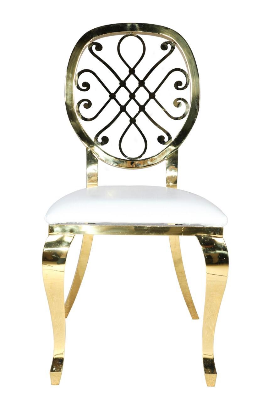 S 14 Gold White Luis Chair Dubai Wedding Chair Rental Lwr Luxury